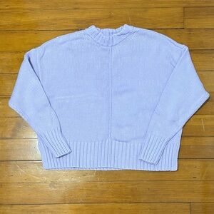 Pastel Lavender Crewneck Sweater